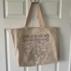 Chris Stapleton All American Road Show Canvas Tote Bag Tour Band Country VIP
